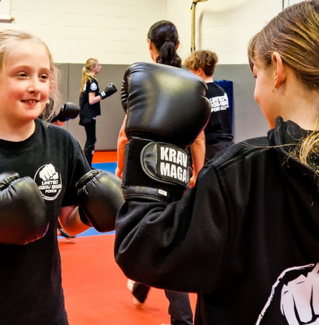 Kids enjoying self defence training