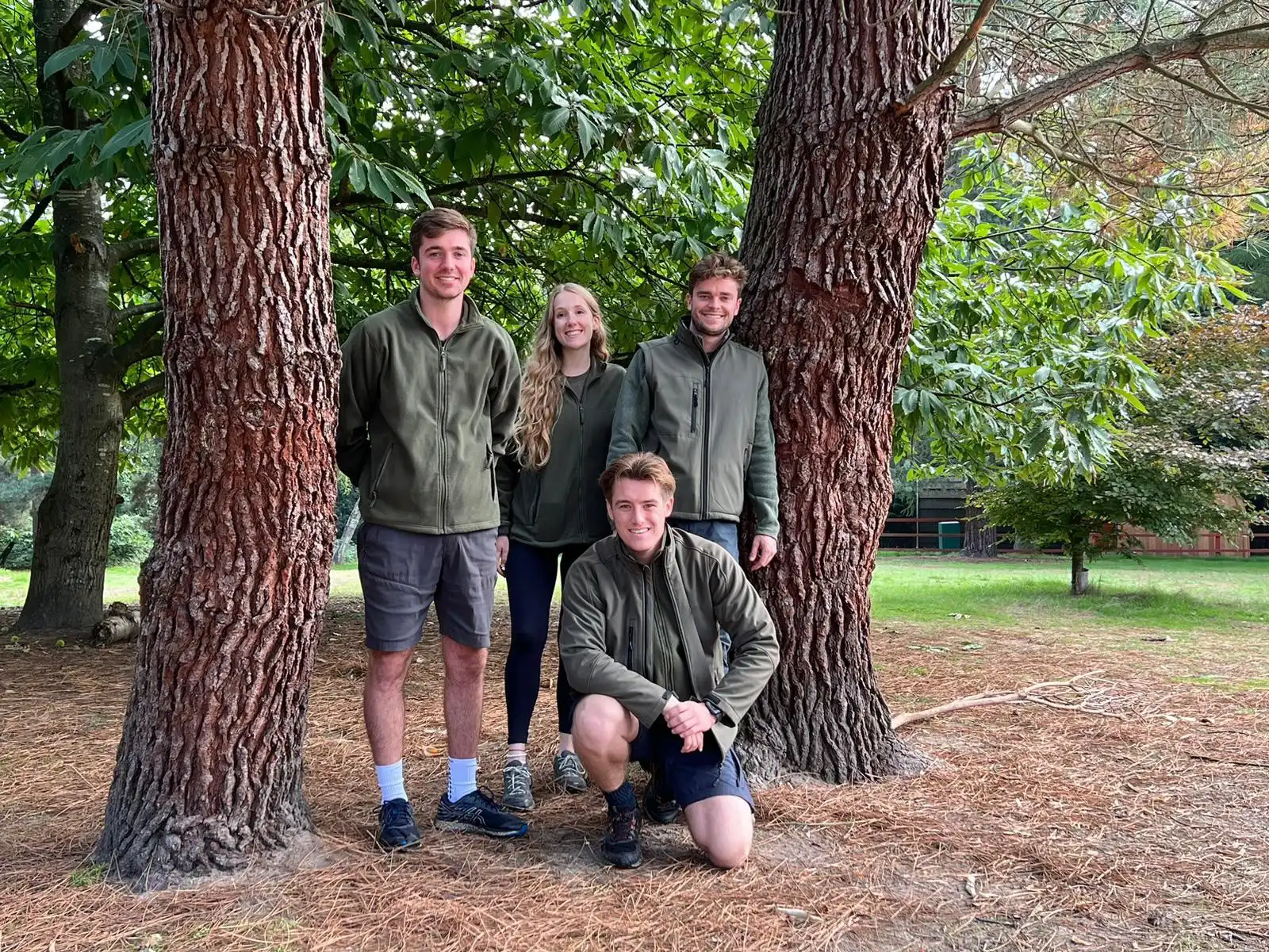 Rootd team in the woods